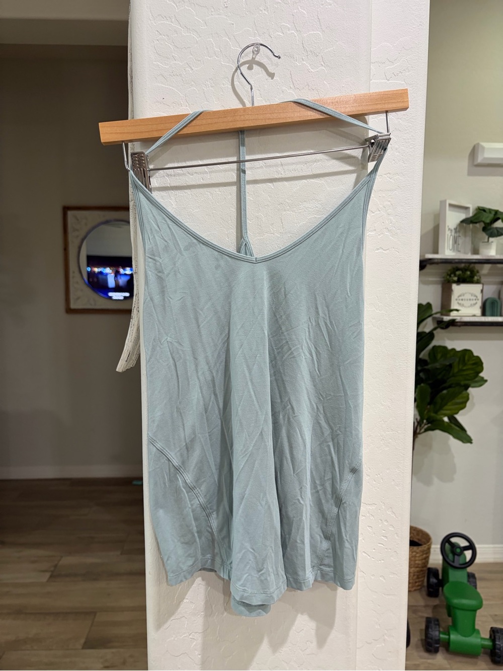 lululemon athletica Pale Blue Strappy Tank Top